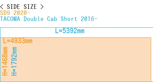 #SD9 2020- + TACOMA Double Cab Short 2016-